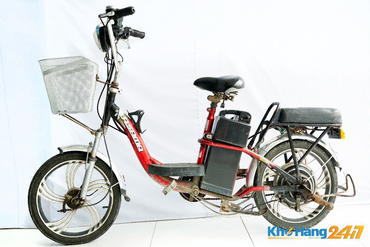 Xe đạp điện Asama đỏ