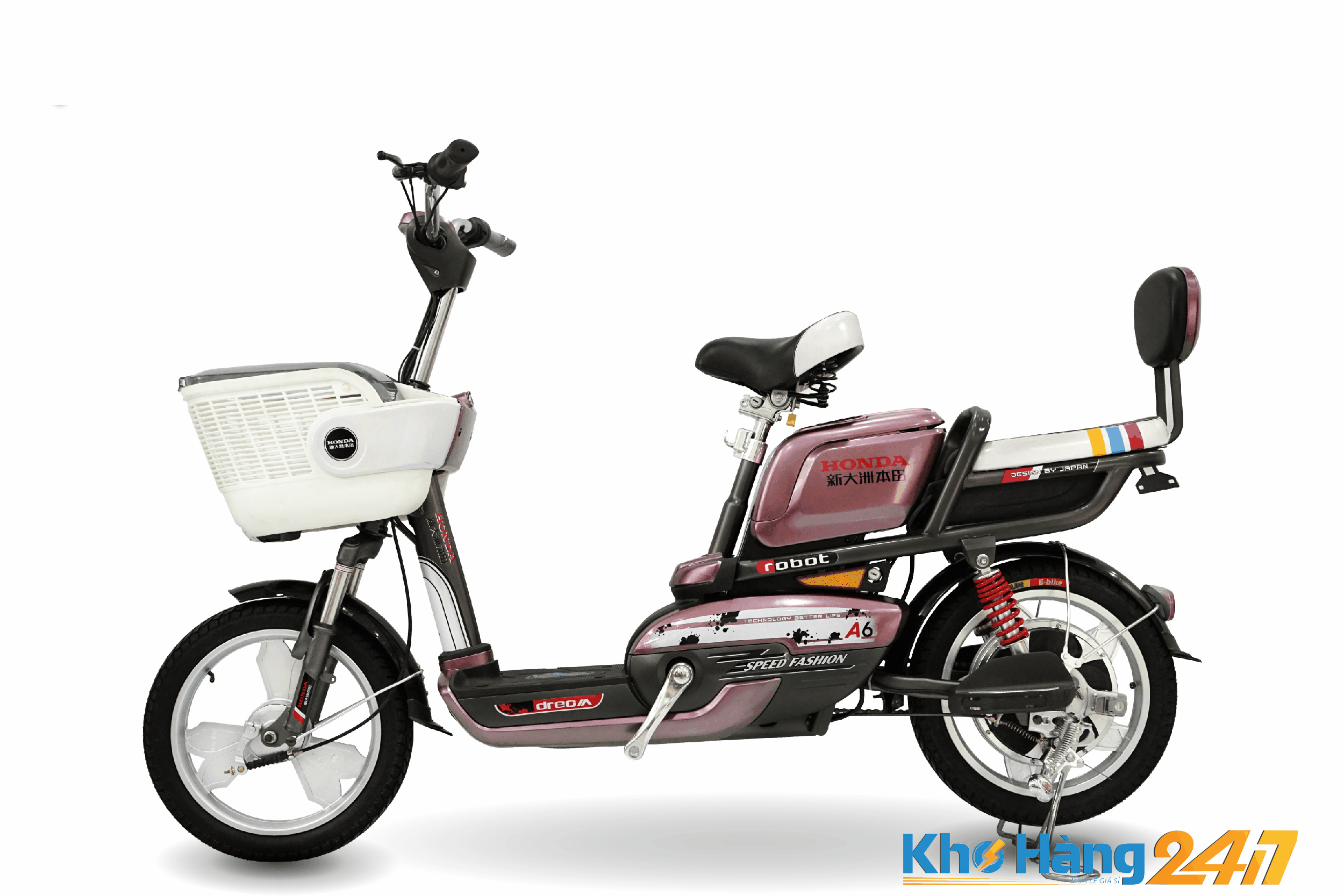 HONDA A6 KT lon 02 - Xe đạp điện Honda A6