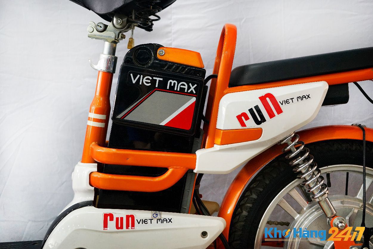 XE DAP DIEN VIETMAX RUN CAM 04 - Xe đạp điện Vietmax Run - Màu Cam