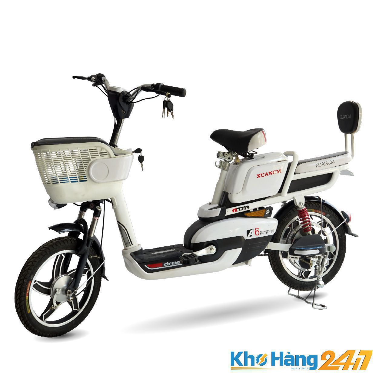 xe dap dien honda a6 khohang247 1 - Xe đạp điện A6