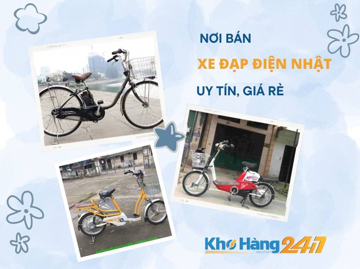xe dap dien nhat cu - Nơi bán xe đạp điện Nhật cũ giá rẻ uy tín ở TP.HCM