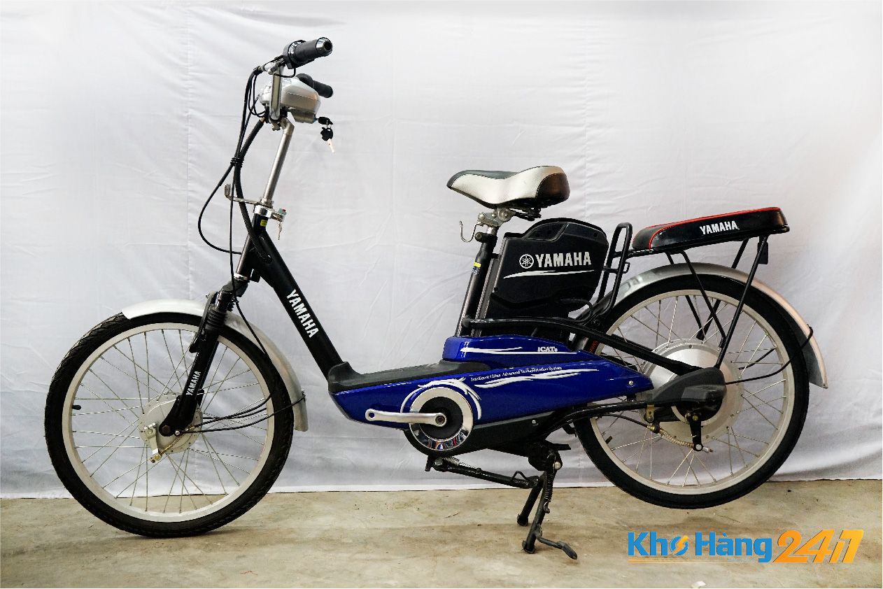xe dap dien yamaha icats mau do 13 - Xe đạp điện Yamaha Icats - Màu đỏ
