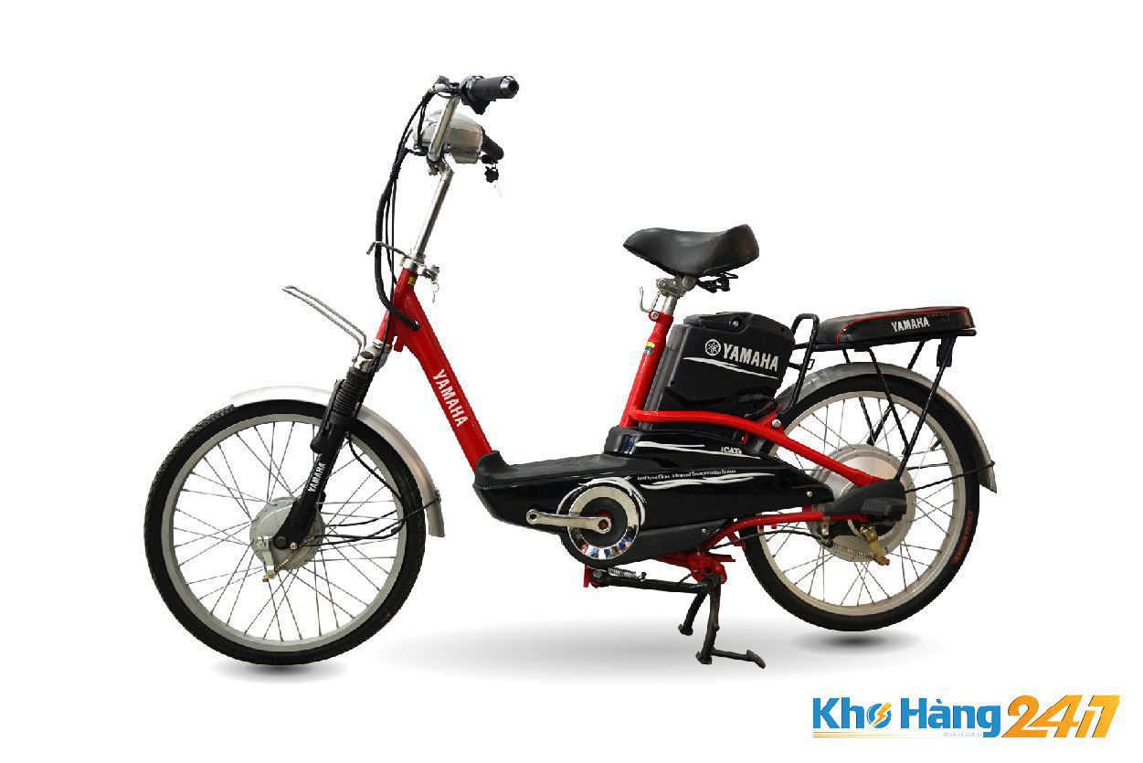xe dap dien yamaha icats mau do 2 - Chọn mua xe đạp điện yamaha cũ giá rẻ bất ngờ