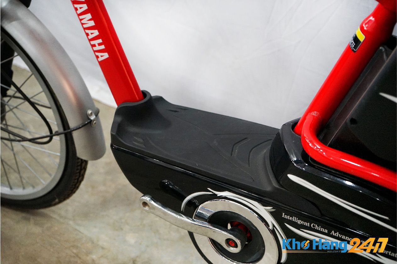 xe dap dien yamaha icats mau do 6 - Xe đạp điện Yamaha Icats - Màu đỏ