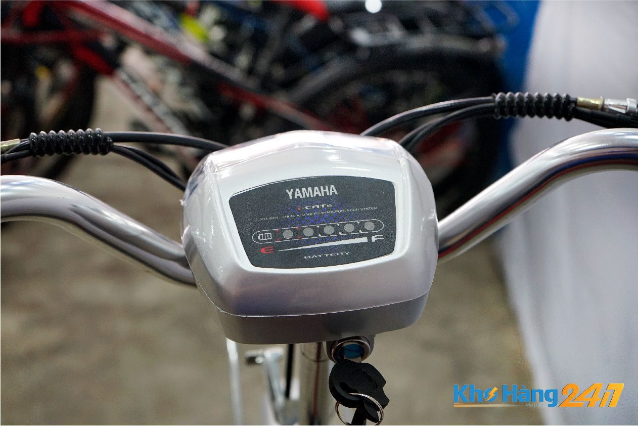 xe dap dien yamaha icats mau do 9 - Xe đạp điện Yamaha Icats - Màu đỏ