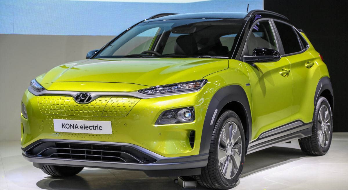 Hyundai Kona chạy điện giá từ 58.000 USD tại triển lãm Bangkok 2019. Ảnh: Paultan