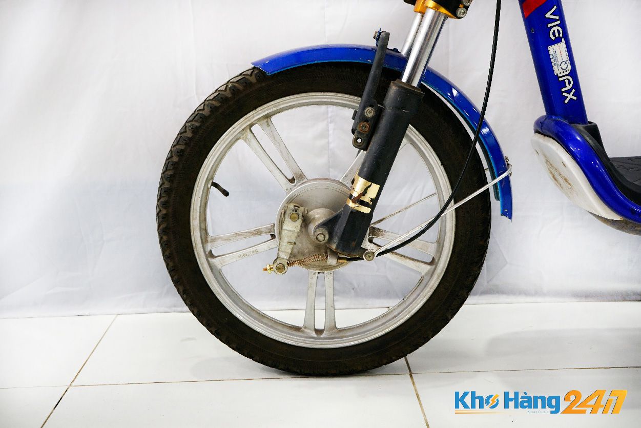 Xe đạp điện HKbike cũ sử Pin Lithium hoặc ắc quy tùy nhu cầu sử dụng