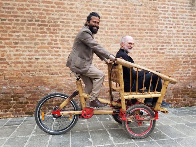 Độc đáo mẫu xe đạp điện đa năng bằng tre ở Nepal - 5