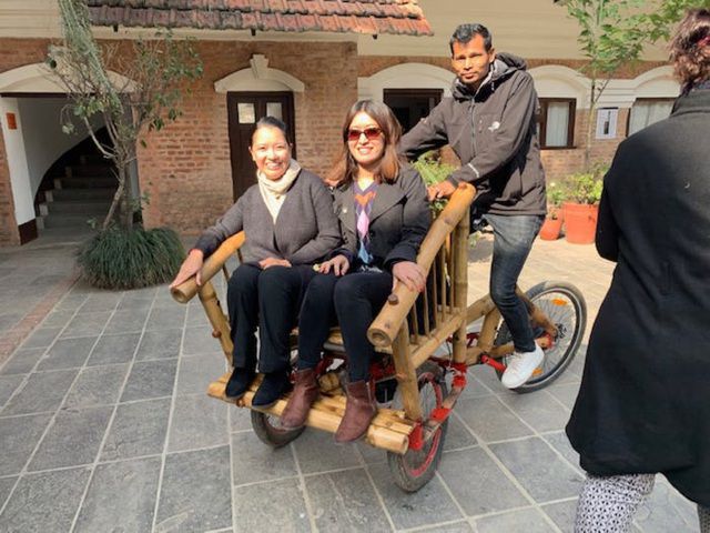 Độc đáo mẫu xe đạp điện đa năng bằng tre ở Nepal - 6