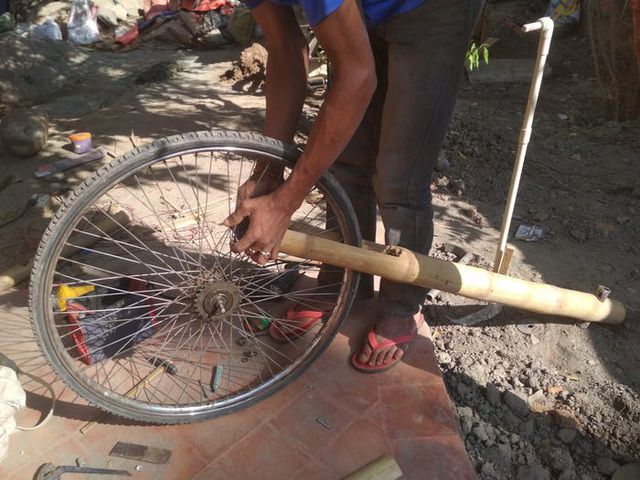 Độc đáo mẫu xe đạp điện đa năng bằng tre ở Nepal - 10
