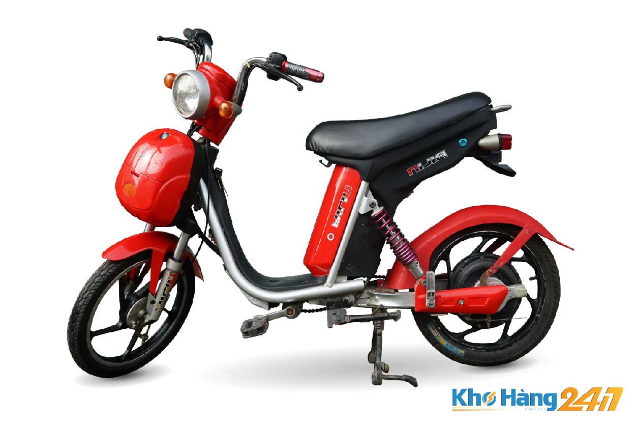 xe dap dien nijia cu 02 - Bán xe đạp điện cũ giá rẻ tại Tp.HCM