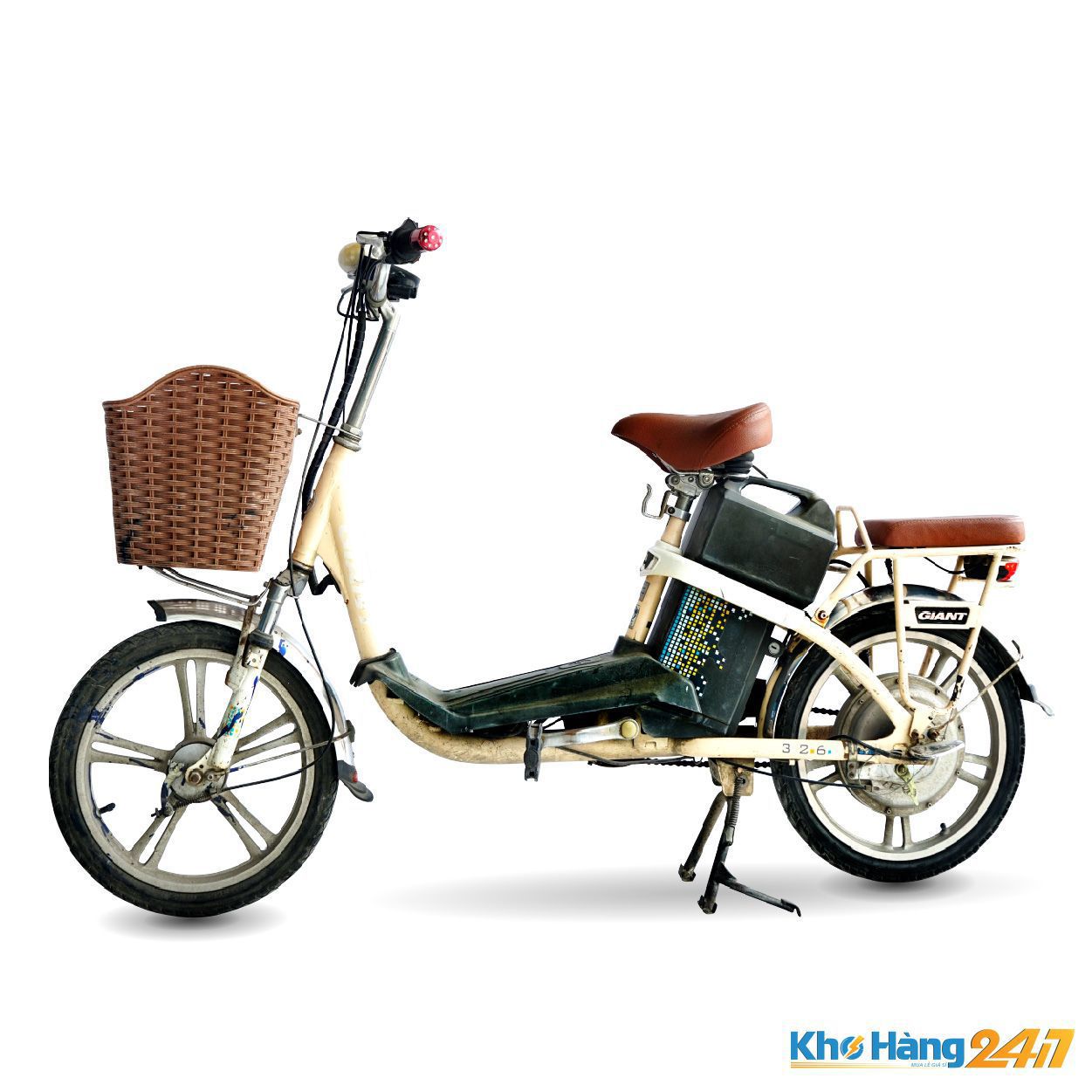 XE DAP DIEN GIANT 10 - Bán xe đạp điện cũ giá rẻ tại Tp.HCM