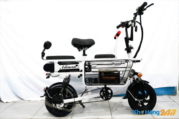 xe dap dien adiman 12 600x400 - Xe đạp điện pin ADIMAN gấp gọn