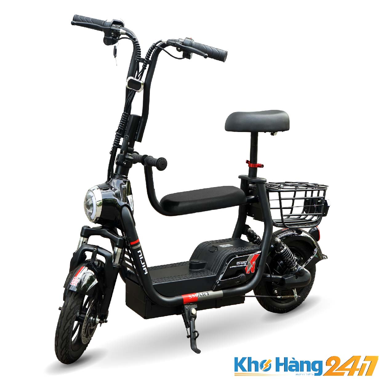 xe dap dien nijia smart 2 yen khohang247 01 - Xe đạp điện NIJIA SMART 2 yên