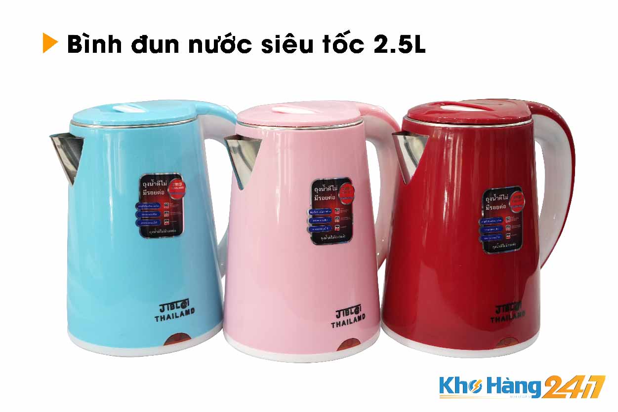 Bình đun nước siêu tốc Thái Lan 2.5L