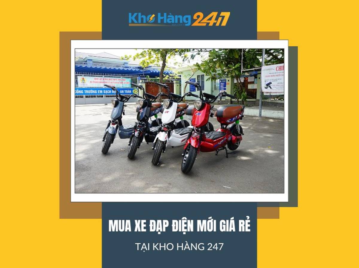 Mua xe đạp điện mới giá rẻ tại Kho Hàng 247